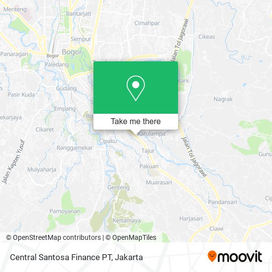 Central Santosa Finance PT map