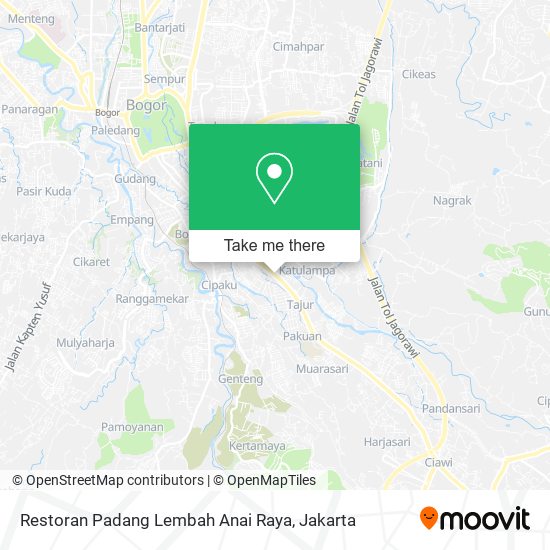 Restoran Padang Lembah Anai Raya map