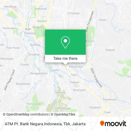 ATM Pt. Bank Negara Indonesia, Tbk map