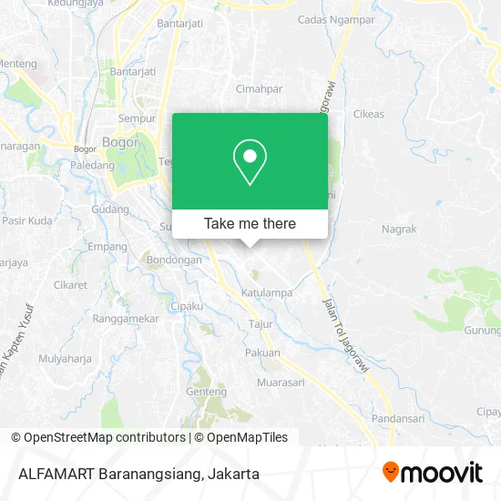ALFAMART Baranangsiang map