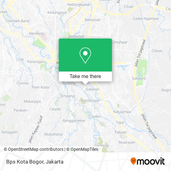 Bps Kota Bogor map