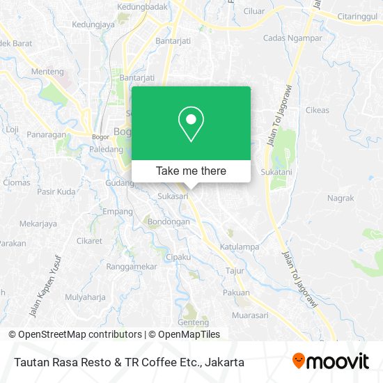 Tautan Rasa Resto & TR Coffee Etc. map