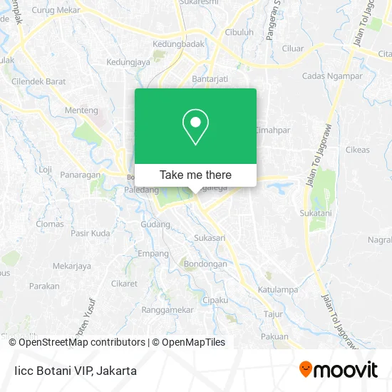 Iicc Botani VIP map