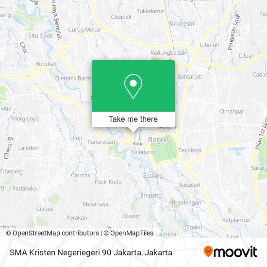 SMA Kristen Negeriegeri 90 Jakarta map