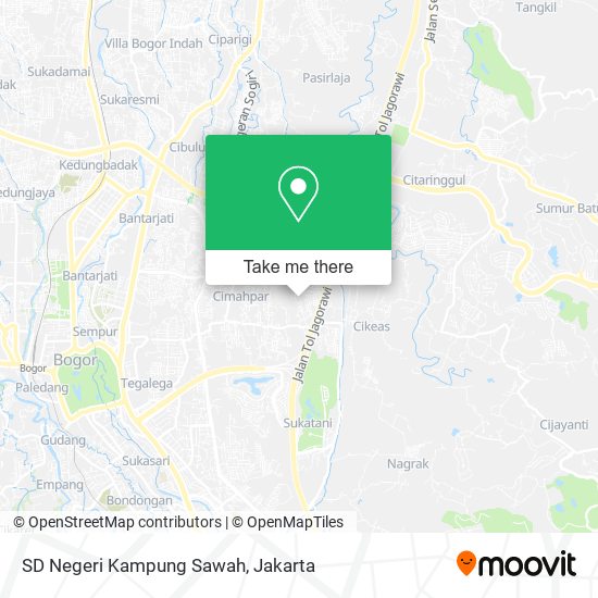 SD Negeri Kampung Sawah map
