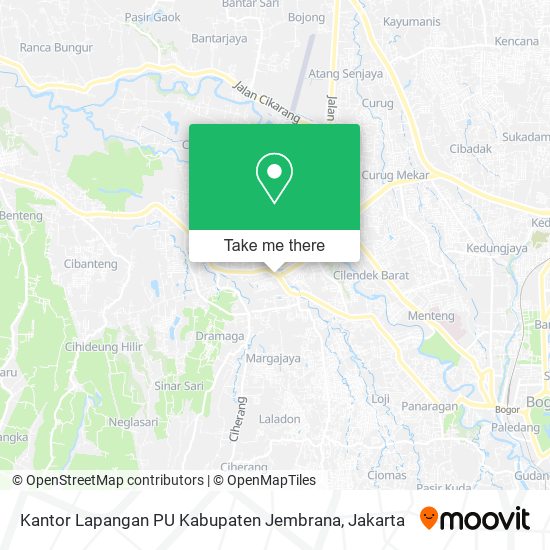 Kantor Lapangan PU Kabupaten Jembrana map