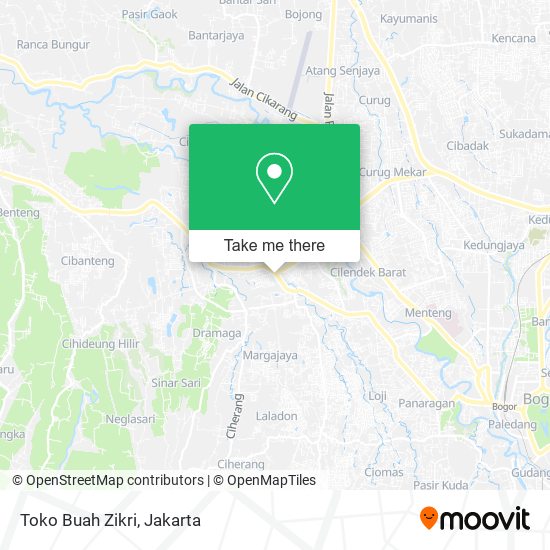 Toko Buah Zikri map