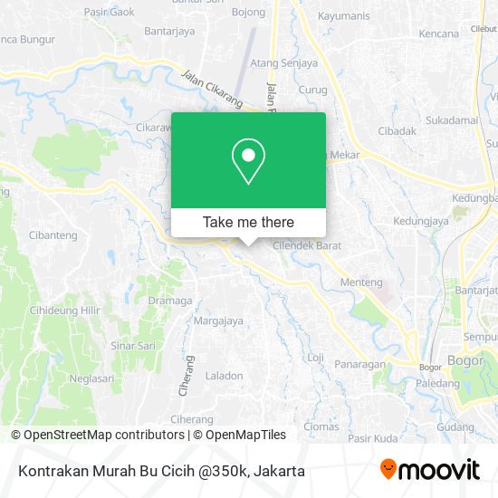 Kontrakan Murah Bu Cicih @350k map