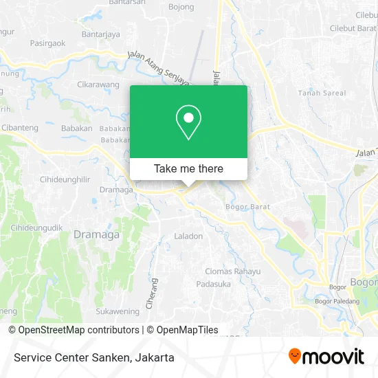 Service Center Sanken map
