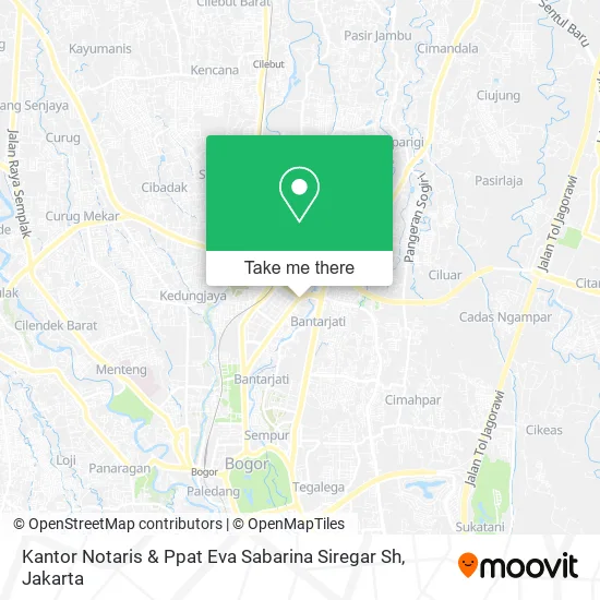 Kantor Notaris & Ppat Eva Sabarina Siregar Sh map