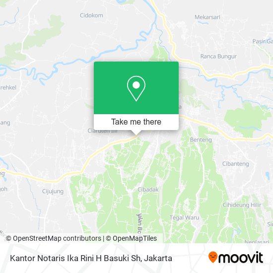 Kantor Notaris Ika Rini H Basuki Sh map