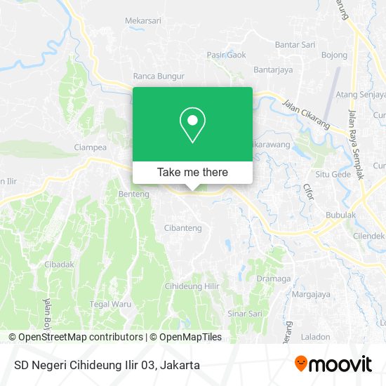 SD Negeri Cihideung Ilir 03 map