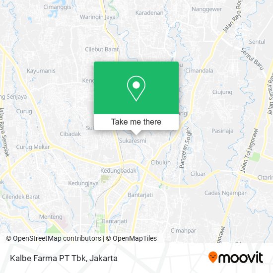 Kalbe Farma PT Tbk map