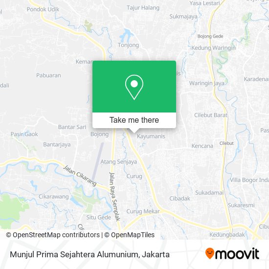 Munjul Prima Sejahtera Alumunium map