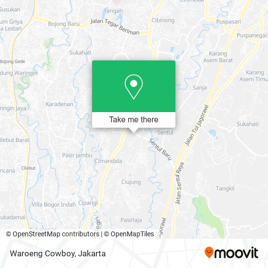 Waroeng Cowboy map