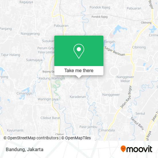 Bandung map