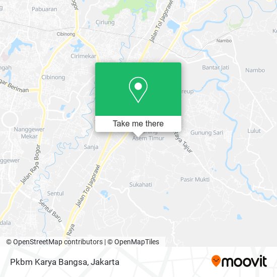 Pkbm Karya Bangsa map