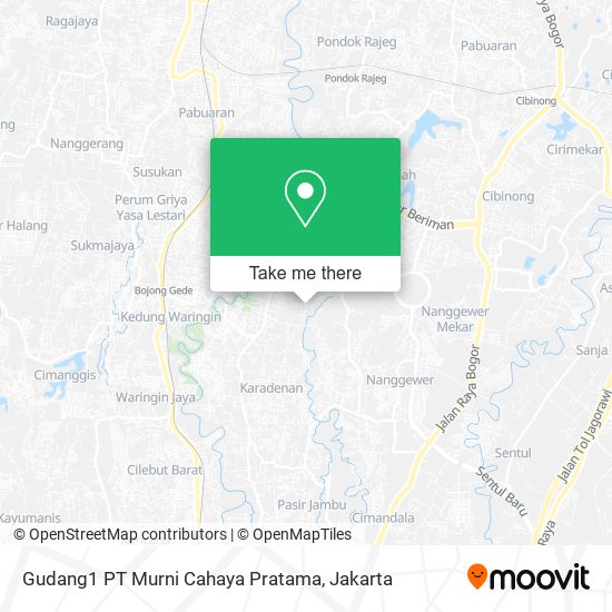 Gudang1 PT Murni Cahaya Pratama map