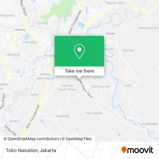 Toko Nasution map
