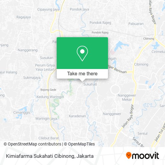 Kimiafarma Sukahati Cibinong map