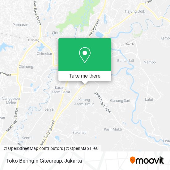 Toko Beringin Citeureup map