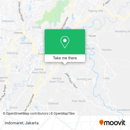 Indomaret map