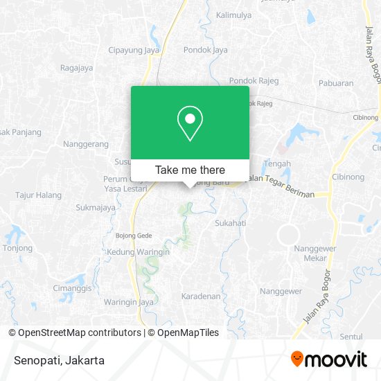 Senopati map