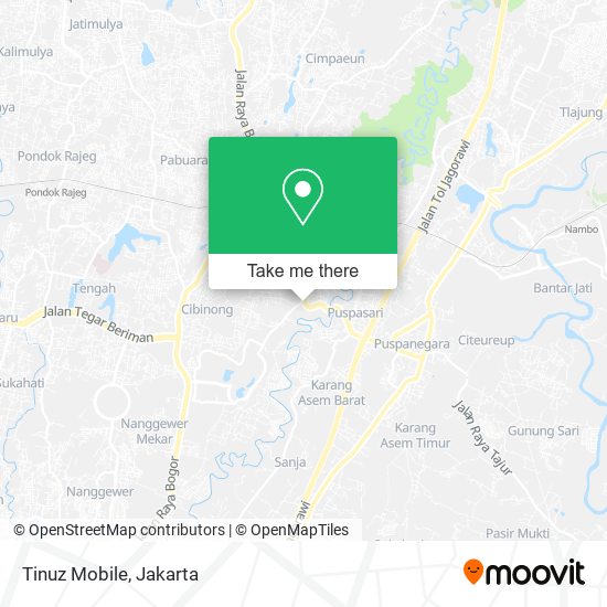 Tinuz Mobile map