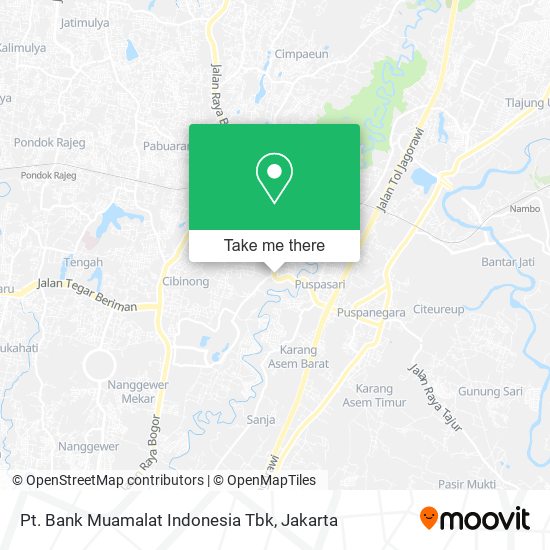 Pt. Bank Muamalat Indonesia Tbk map