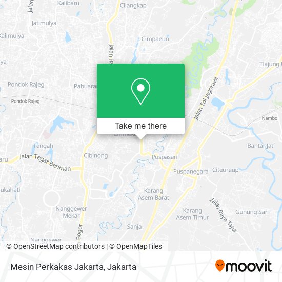 Mesin Perkakas Jakarta map