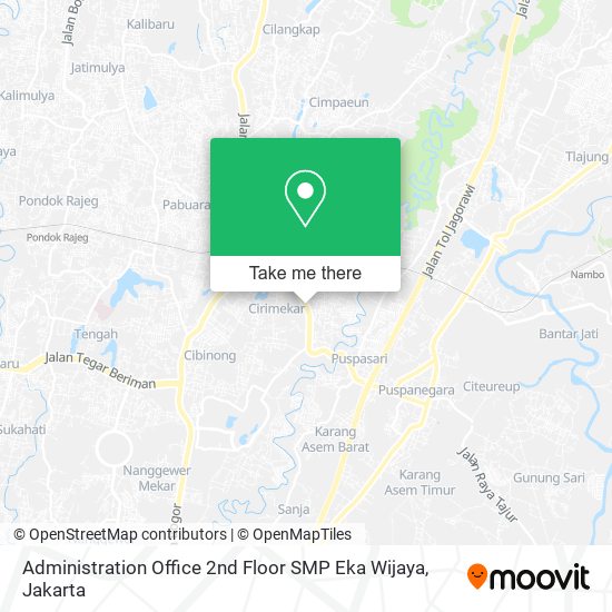 Administration Office 2nd Floor SMP Eka Wijaya map