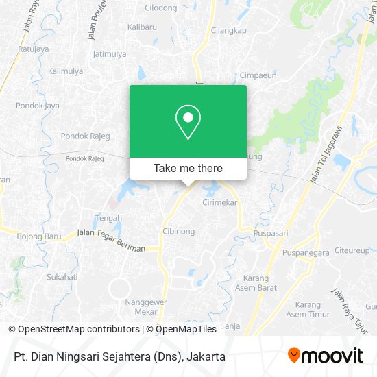 Pt. Dian Ningsari Sejahtera (Dns) map