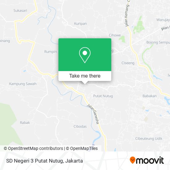 SD Negeri 3 Putat Nutug map