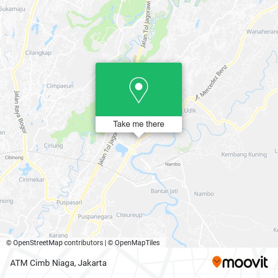 ATM Cimb Niaga map