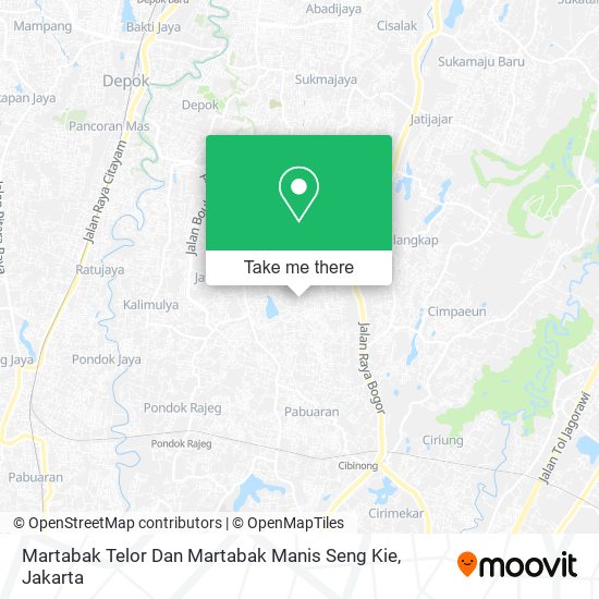 Martabak Telor Dan Martabak Manis Seng Kie map