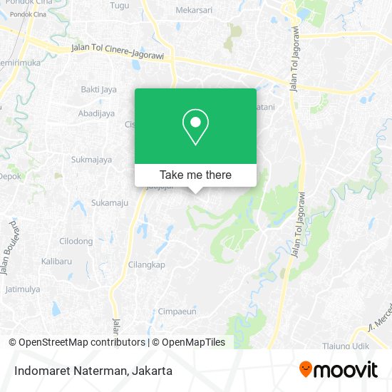 Indomaret Naterman map