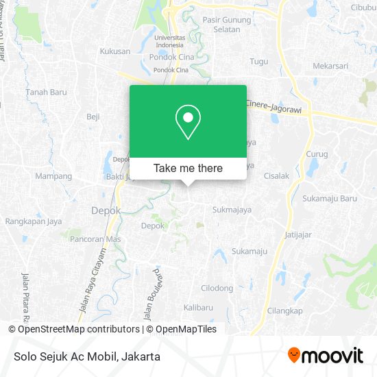 Solo Sejuk Ac Mobil map