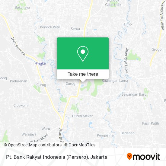 Pt. Bank Rakyat Indonesia (Persero) map