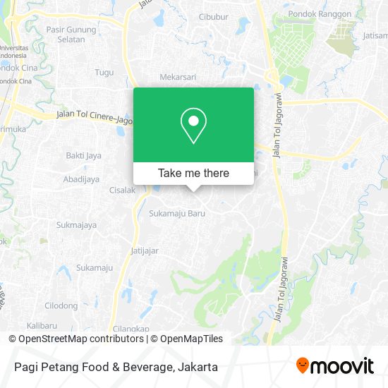 Pagi Petang Food & Beverage map