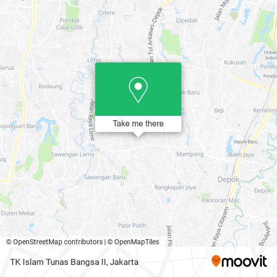 TK Islam Tunas Bangsa II map