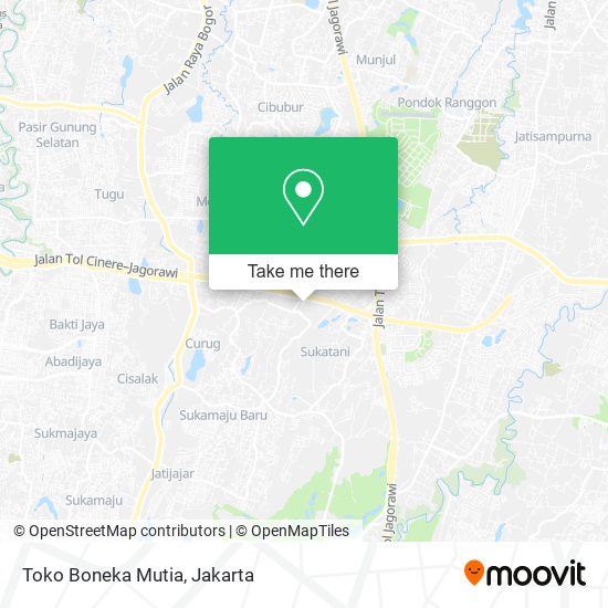 Toko Boneka Mutia map