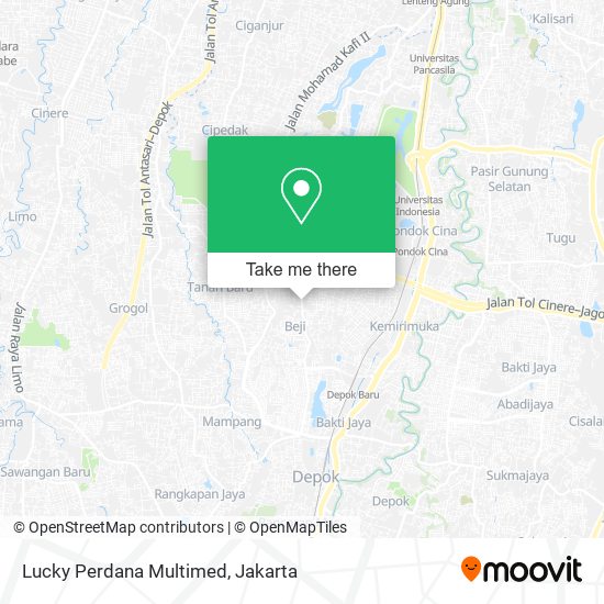 Lucky Perdana Multimed map