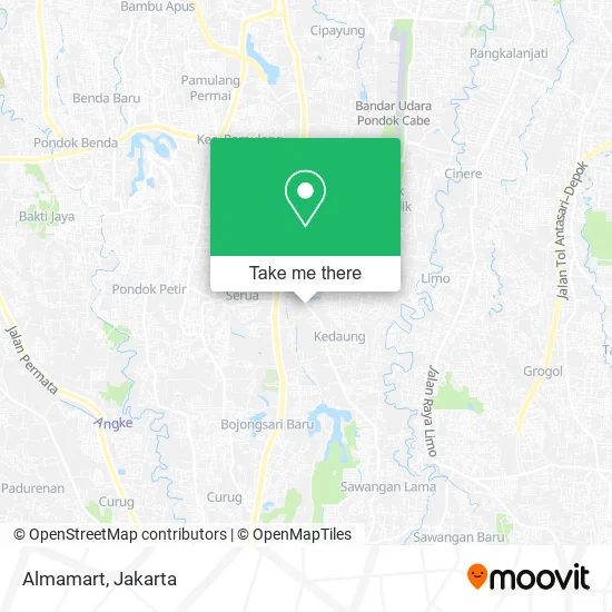 Almamart map