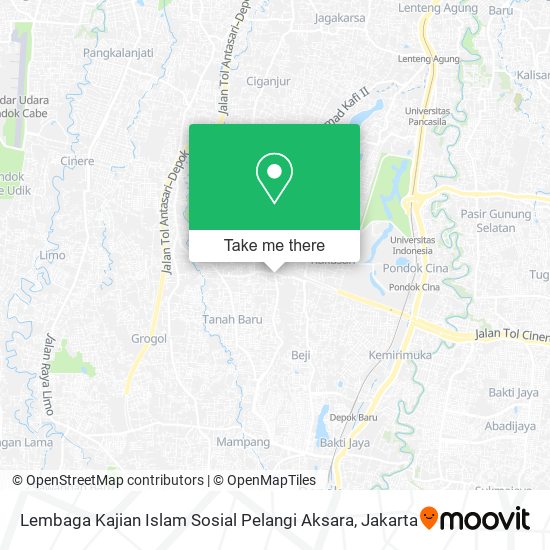 Lembaga Kajian Islam Sosial Pelangi Aksara map