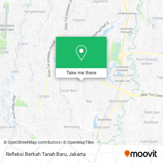 Refleksi Berkah Tanah Baru map