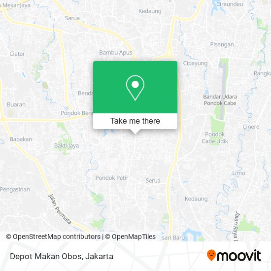 Depot Makan Obos map