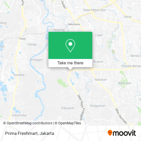 Prima Freshmart map