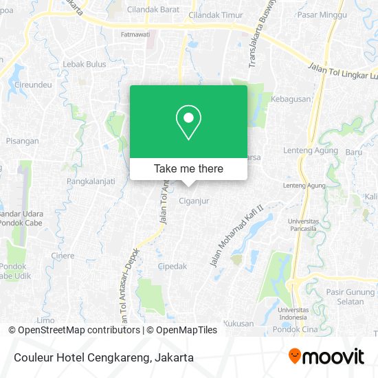 Couleur Hotel Cengkareng map