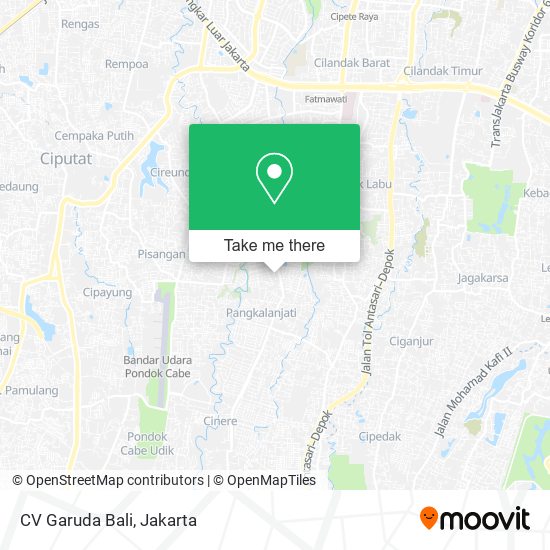 CV Garuda Bali map
