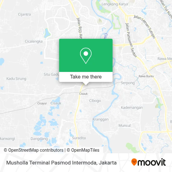 Musholla Terminal Pasmod Intermoda map